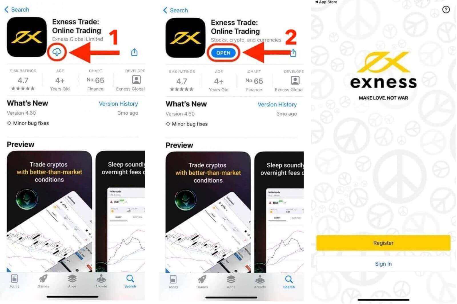 Exness App Trading : Enregistrez un compte et échangez sur mobile