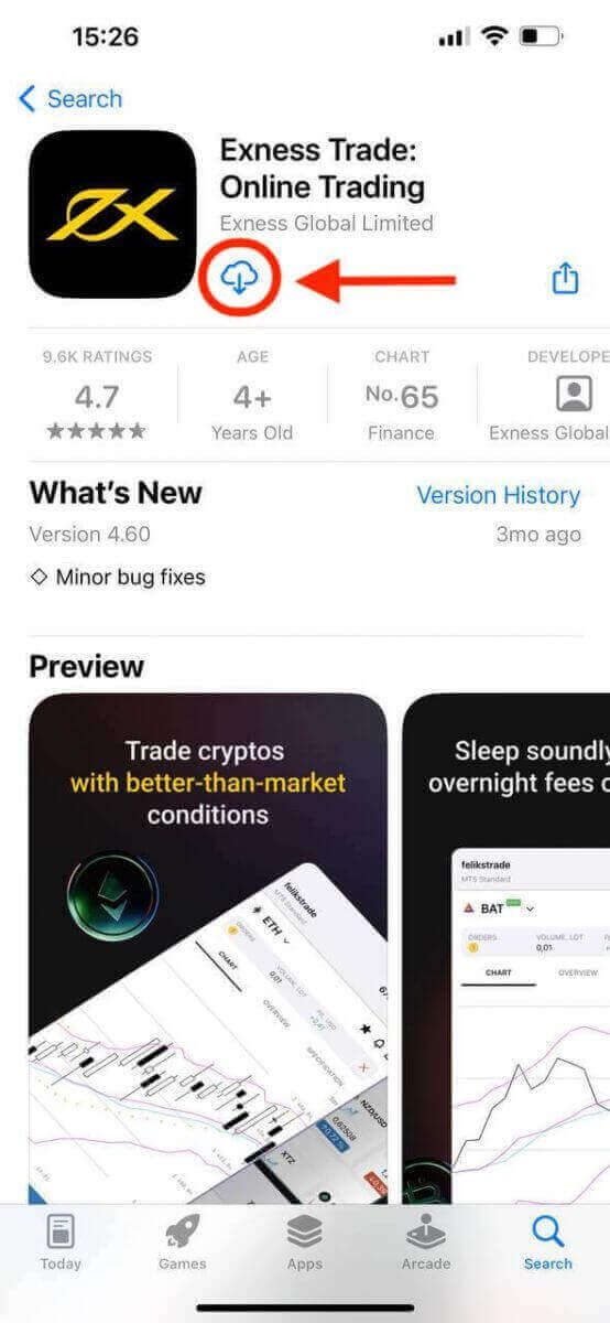 Kako preuzeti i instalirati Exness aplikaciju za mobilni telefon (Android, iOS)
