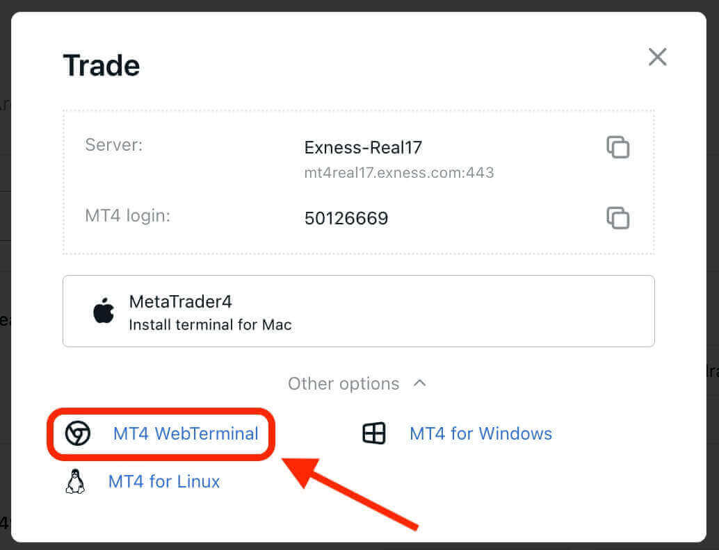 Чӣ тавр ворид шудан ва оғоз кардани савдои Forex дар Exness