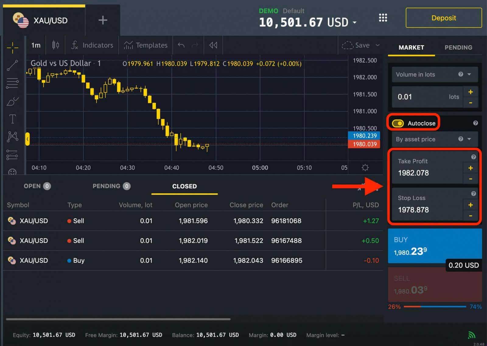 Чӣ тавр ворид шудан ва оғоз кардани савдои Forex дар Exness
