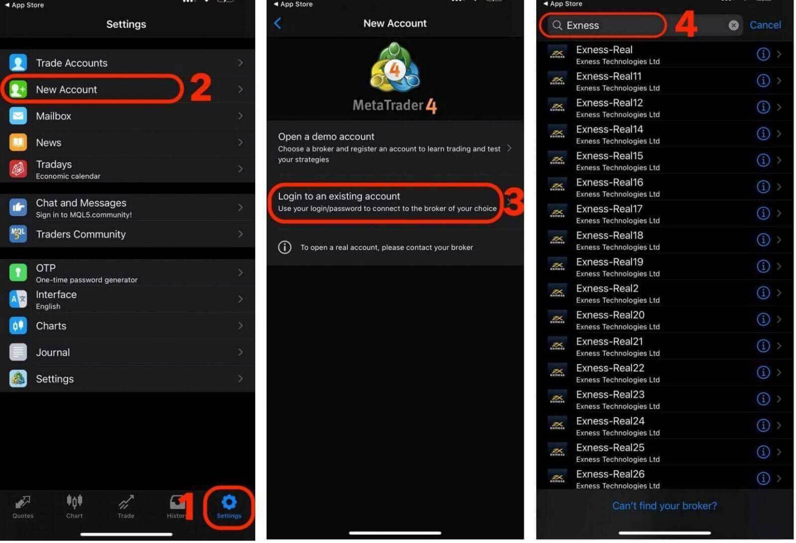 Exness'e Nasıl Giriş Yapılır?