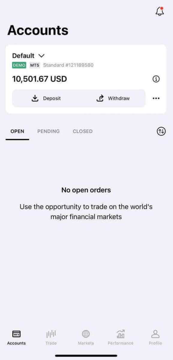 Exness-da demo hisob qaydnomasi bilan qanday ro'yxatdan o'tish va savdoni boshlash kerak