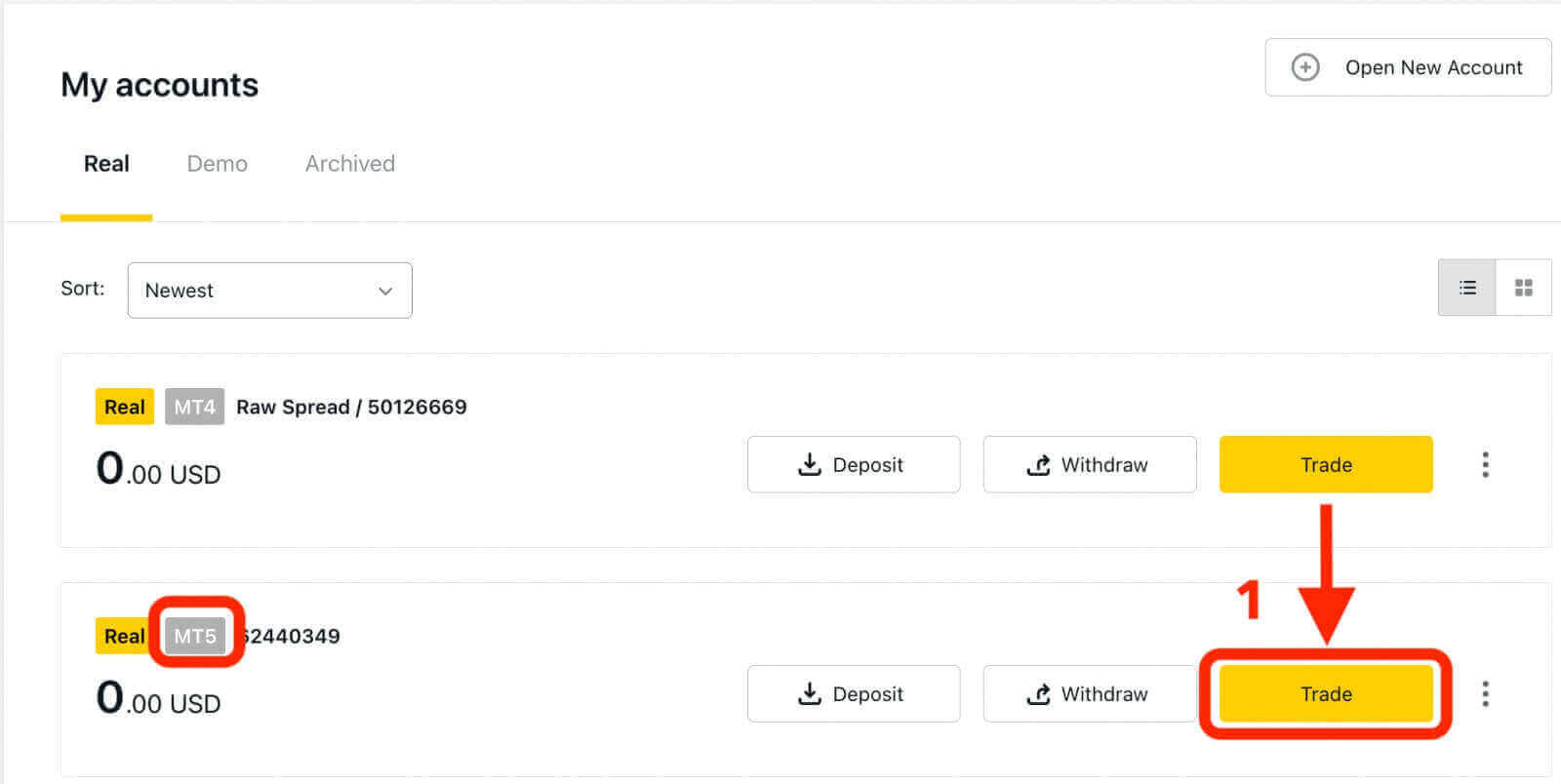 Comment s'inscrire et se connecter à un compte Exness